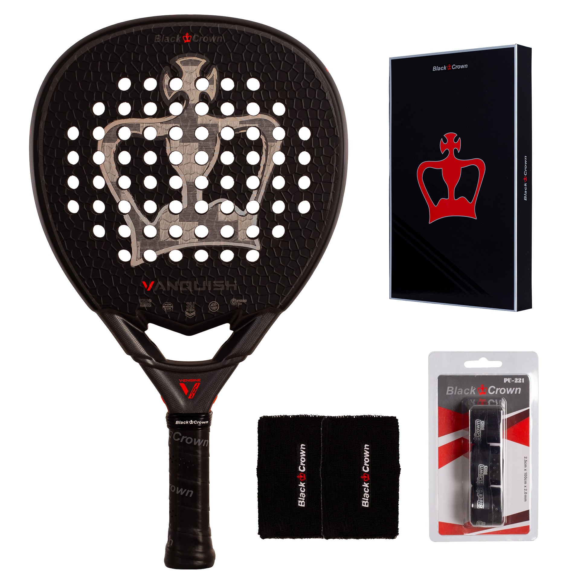 Black Crown Vanquish 2026 — pala de pádel Black Crown 2026