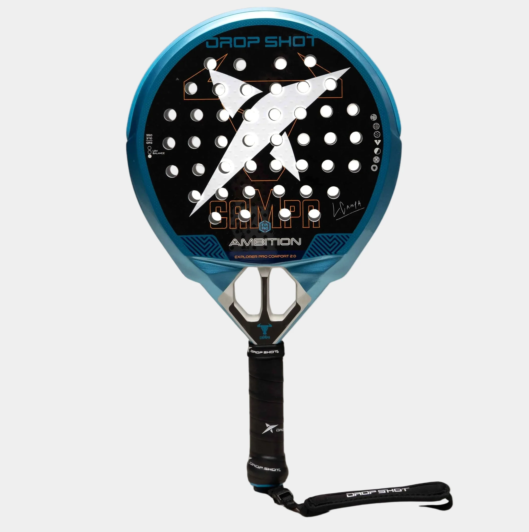 Drop Shot Explorer Pro Comfort 2.0 2026 Lucas Campagnolo — pala de pádel Drop Shot