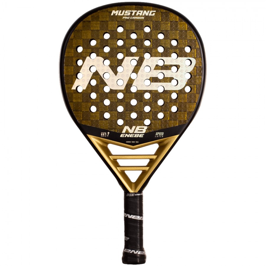Enebe Mustang Pro Carbon Gold 15K 2026 — pala de pádel Enebe 2026