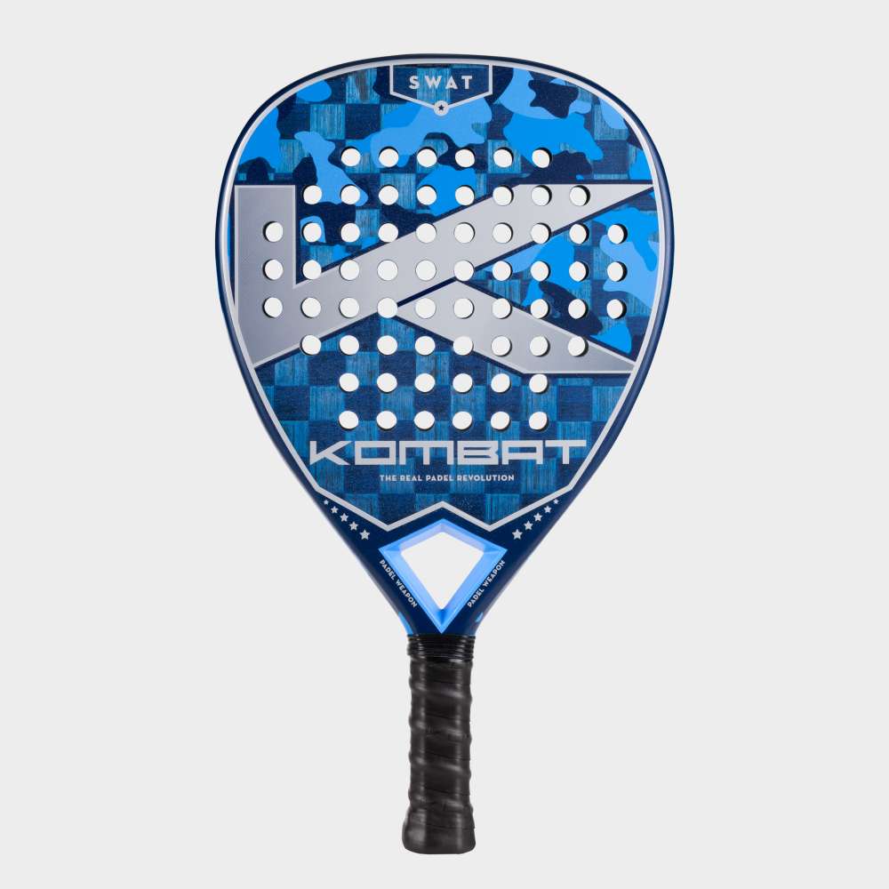 Kombat SWAT Blue Carbon 18K — pala de pádel Kombat