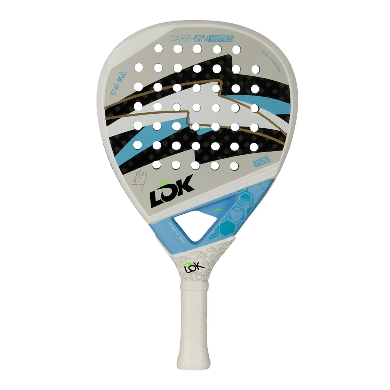 Lok Carbon Hype Fdb Gen 2 2026 — pala de pádel Lok