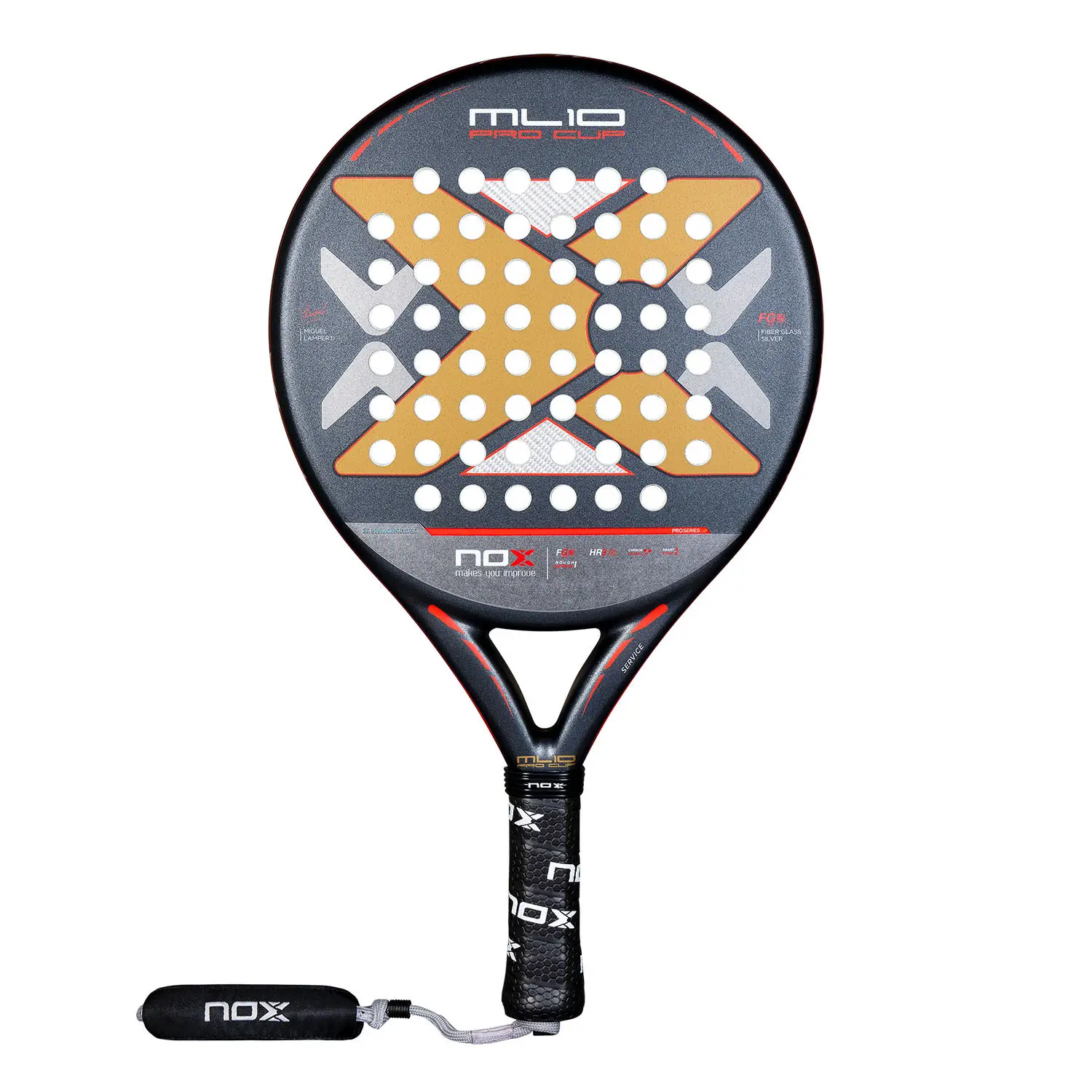 Nox ML10 Pro Cup Rough Surface Edition by Miguel Lamperti 2025 — pala de pádel Nox 2025