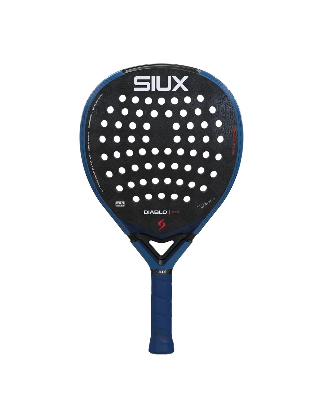Siux Diablo Pro Royal Blue 2026 — pala de pádel Siux