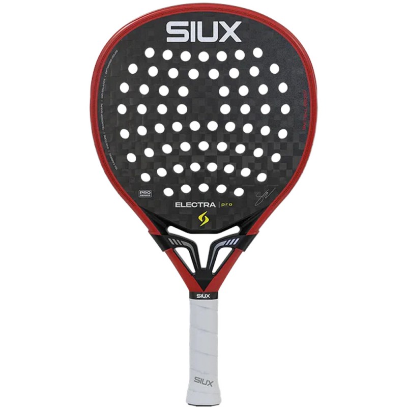 Siux Electra Pro Fire Red 2026 Franco Stupackzuk — pala de pádel Siux