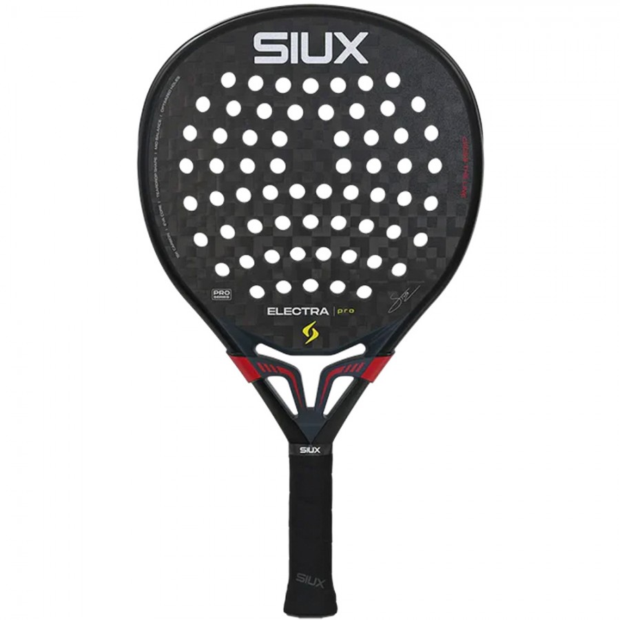 Siux Electra Pro Shadow Red 2026 Franco Stupackzuk — pala de pádel Siux