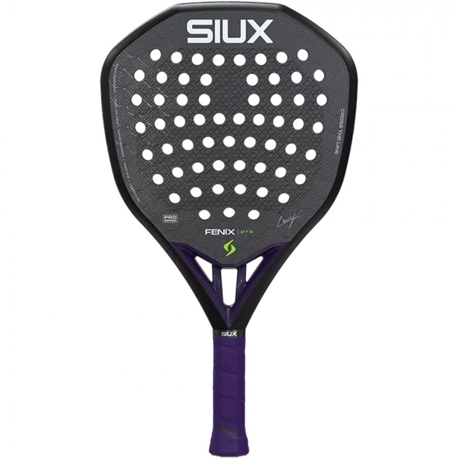 Siux Fenix Pro Black 2026 Leo Ausburger — pala de pádel Siux