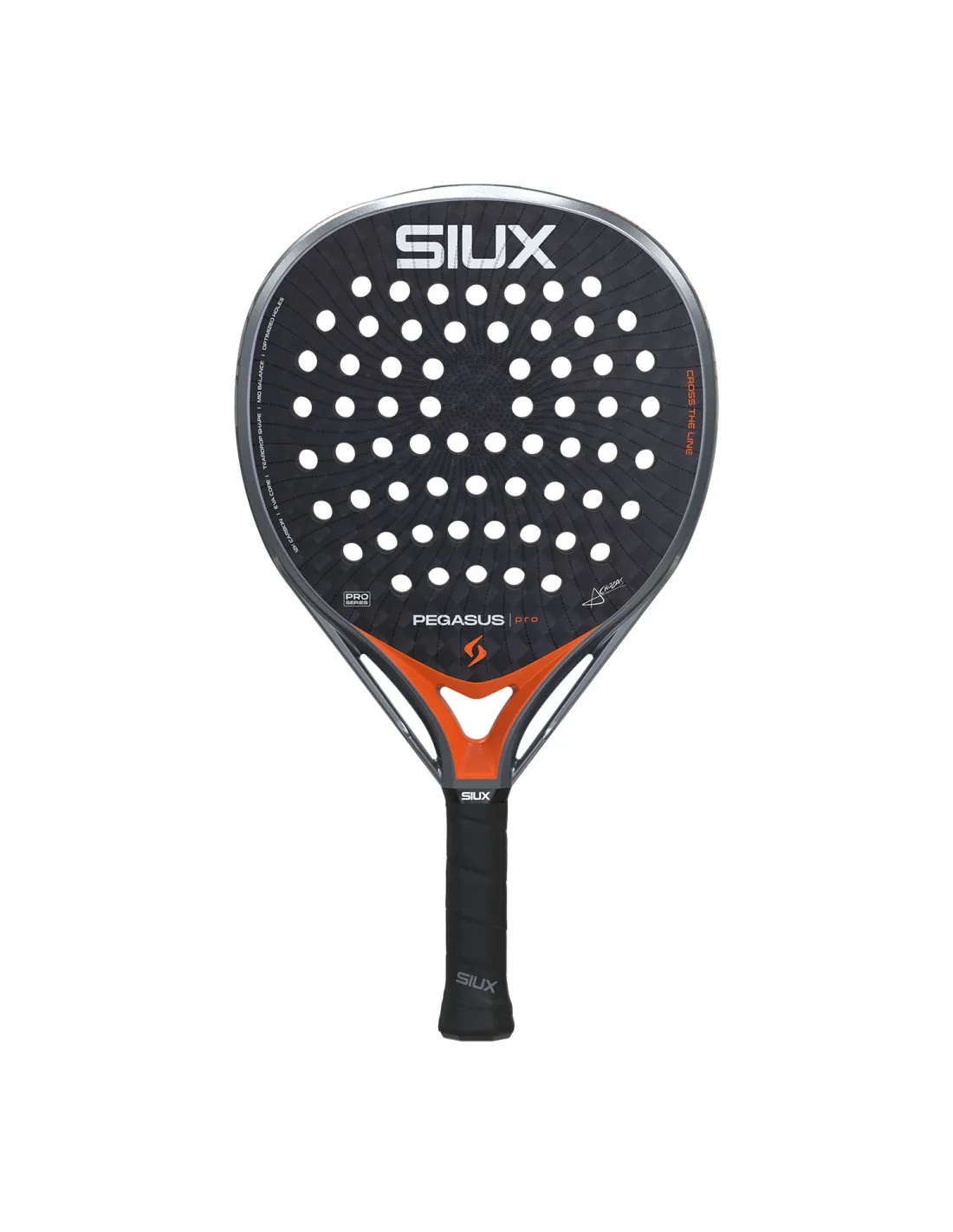 Siux Pegasus Pro Lava Orange 2026 — pala de pádel Siux
