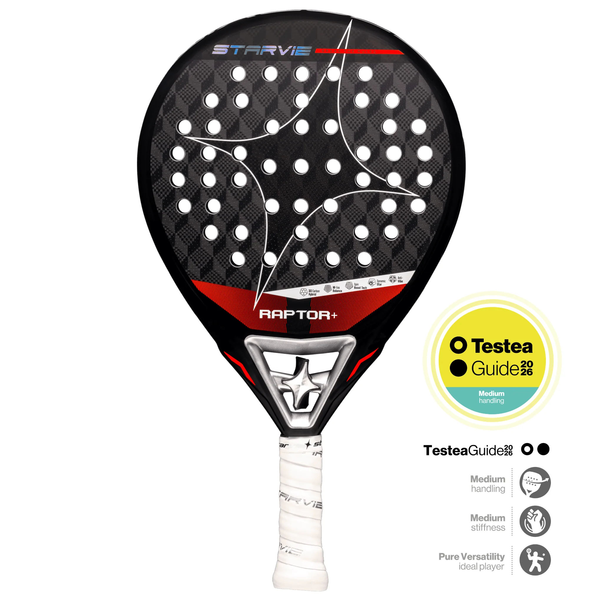 StarVie Raptor+ 2027 — pala de pádel Star Vie 2027