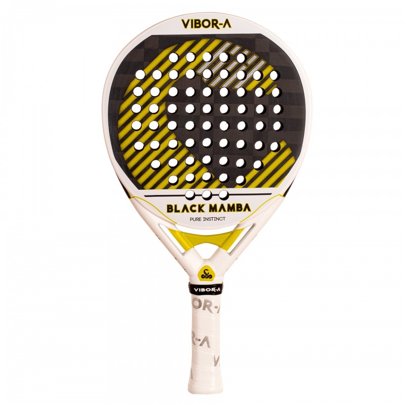 Vibora Black Mamba EVO Pro White 2026 — pala de pádel Vibora