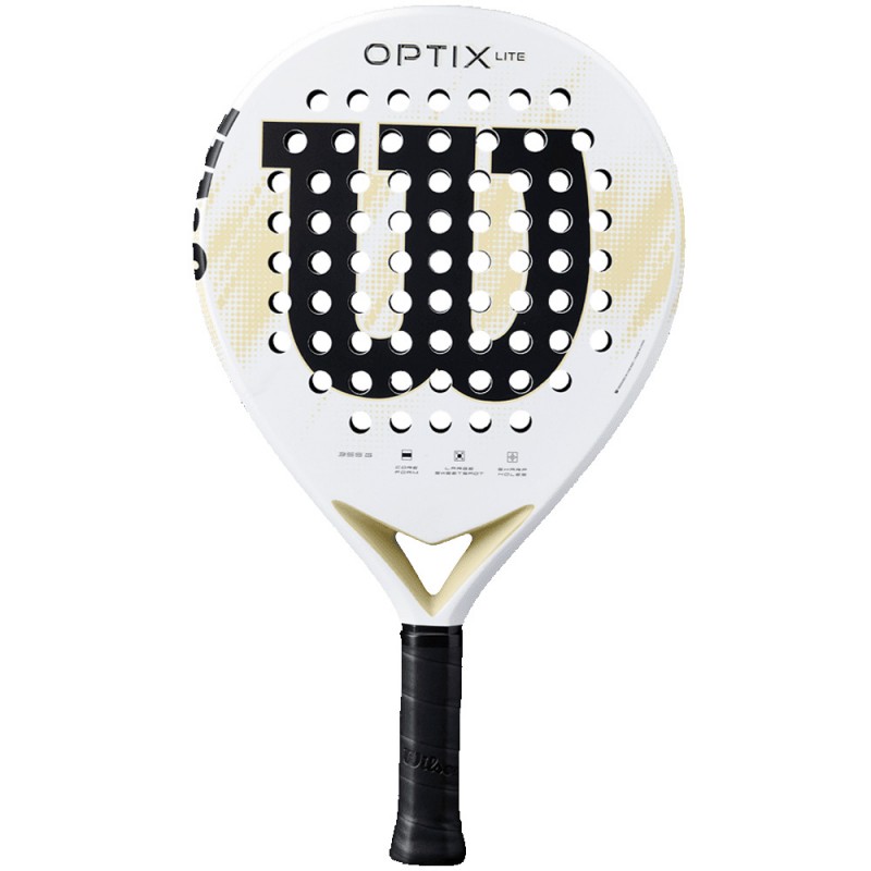 Wilson Optix V2 Lite White — pala de pádel Wilson 2026